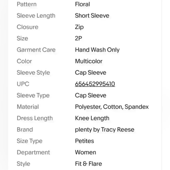 Anthropology Plenty by Tracy Reese Tania Cap-Sleeve Fit-and-Flare Dress $159 - Picture 11 of 11